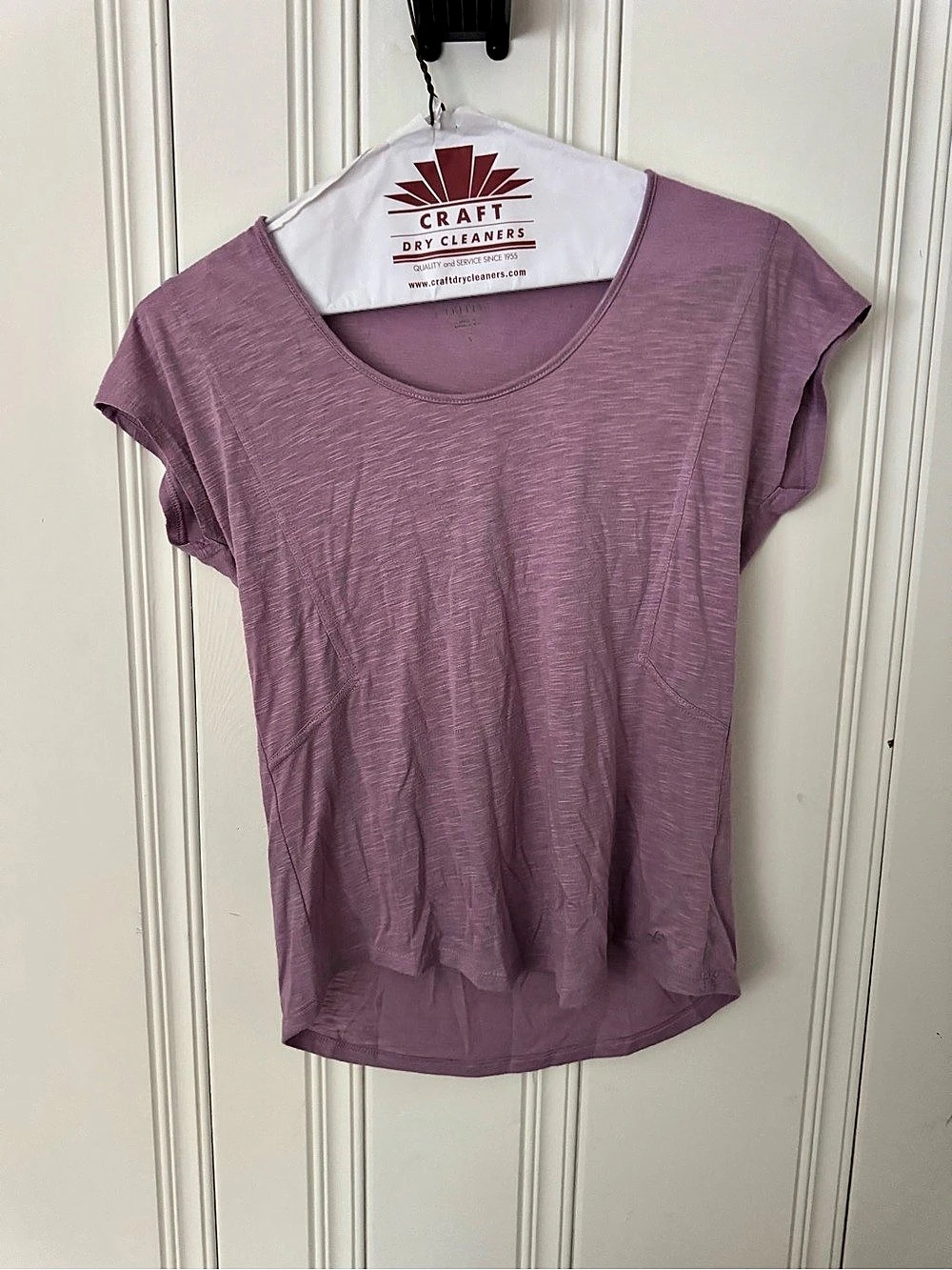 Freely Short Sleeve Tee in Purple Size Small